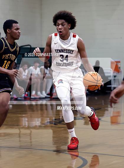 Thumbnail 2 in Victory Christian Center vs. Tennessee Collegiate Academy (George Lynch Invitational) photogallery.