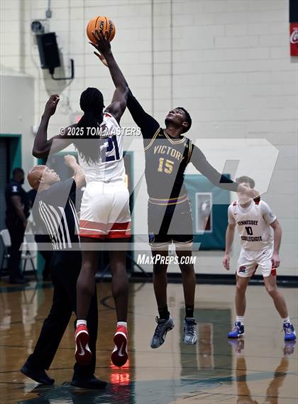 Thumbnail 1 in Victory Christian Center vs. Tennessee Collegiate Academy (George Lynch Invitational) photogallery.