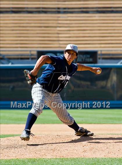 Thumbnail 3 in Chatsworth vs. El Camino Real (CIF LACS D1 Final) photogallery.