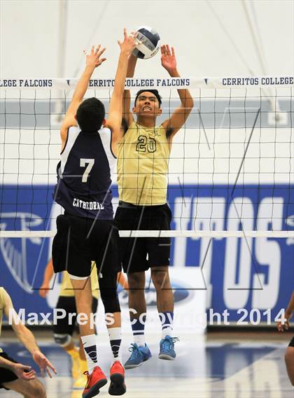 Thumbnail 2 in Cathedral vs. Bishop Montgomery (CIF SS D4 Final) photogallery.