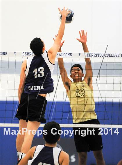 Thumbnail 2 in Cathedral vs. Bishop Montgomery (CIF SS D4 Final) photogallery.