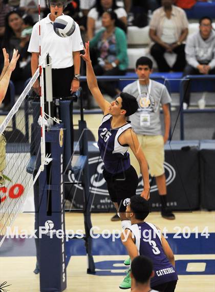 Thumbnail 2 in Cathedral vs. Bishop Montgomery (CIF SS D4 Final) photogallery.