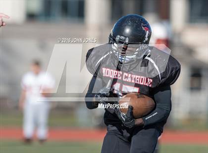 Thumbnail 3 in Cardinal Spellman vs. Moore Catholic (CHSFL Class A Championship) photogallery.