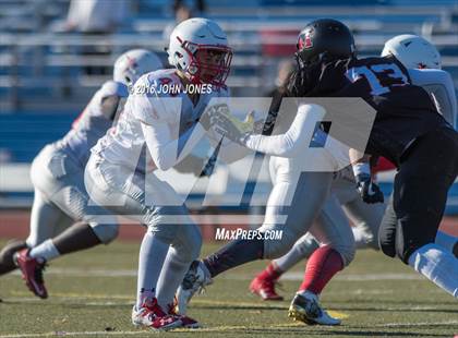Thumbnail 1 in Cardinal Spellman vs. Moore Catholic (CHSFL Class A Championship) photogallery.