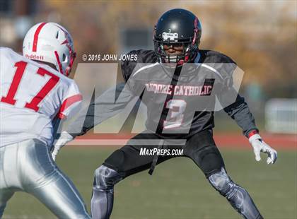 Thumbnail 2 in Cardinal Spellman vs. Moore Catholic (CHSFL Class A Championship) photogallery.
