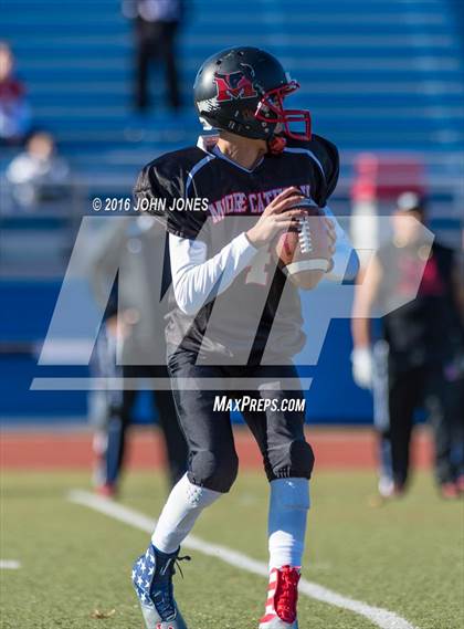 Thumbnail 1 in Cardinal Spellman vs. Moore Catholic (CHSFL Class A Championship) photogallery.