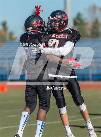 Thumbnail 3 in Cardinal Spellman vs. Moore Catholic (CHSFL Class A Championship) photogallery.