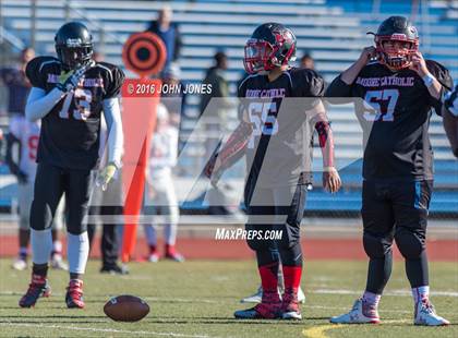 Thumbnail 1 in Cardinal Spellman vs. Moore Catholic (CHSFL Class A Championship) photogallery.