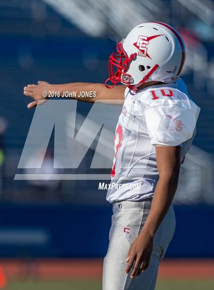 Thumbnail 3 in Cardinal Spellman vs. Moore Catholic (CHSFL Class A Championship) photogallery.