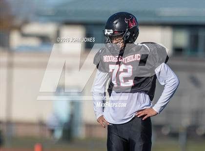 Thumbnail 1 in Cardinal Spellman vs. Moore Catholic (CHSFL Class A Championship) photogallery.
