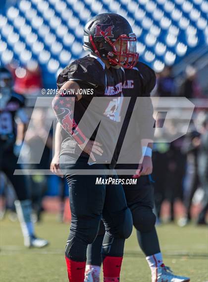 Thumbnail 1 in Cardinal Spellman vs. Moore Catholic (CHSFL Class A Championship) photogallery.