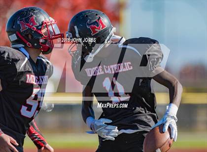 Thumbnail 1 in Cardinal Spellman vs. Moore Catholic (CHSFL Class A Championship) photogallery.
