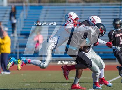 Thumbnail 1 in Cardinal Spellman vs. Moore Catholic (CHSFL Class A Championship) photogallery.