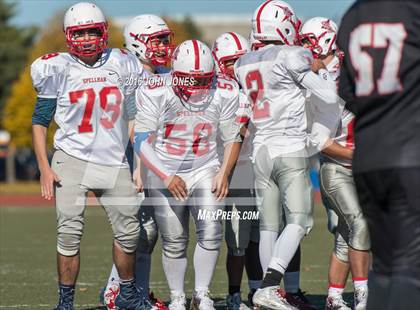 Thumbnail 1 in Cardinal Spellman vs. Moore Catholic (CHSFL Class A Championship) photogallery.