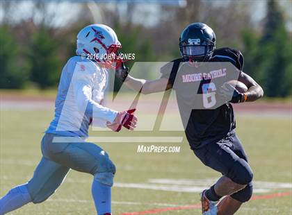 Thumbnail 1 in Cardinal Spellman vs. Moore Catholic (CHSFL Class A Championship) photogallery.