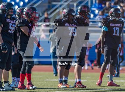Thumbnail 1 in Cardinal Spellman vs. Moore Catholic (CHSFL Class A Championship) photogallery.