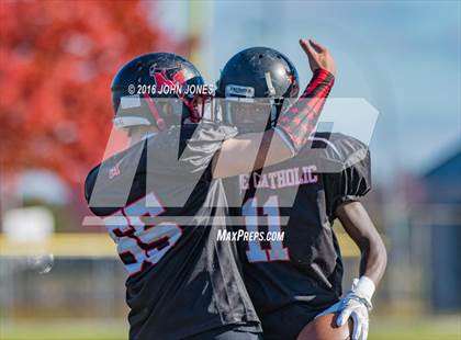 Thumbnail 2 in Cardinal Spellman vs. Moore Catholic (CHSFL Class A Championship) photogallery.