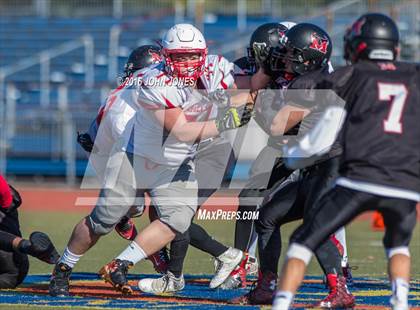 Thumbnail 1 in Cardinal Spellman vs. Moore Catholic (CHSFL Class A Championship) photogallery.