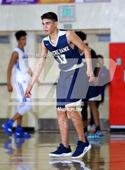 Thumbnail 3 in Santa Margarita vs. Notre Dame (SO) (Ryse Williams Pac Shores Tournament) photogallery.