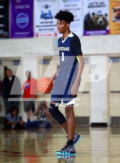 Thumbnail 2 in Santa Margarita vs. Notre Dame (SO) (Ryse Williams Pac Shores Tournament) photogallery.