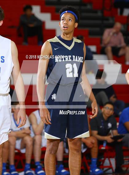 Thumbnail 1 in Santa Margarita vs. Notre Dame (SO) (Ryse Williams Pac Shores Tournament) photogallery.