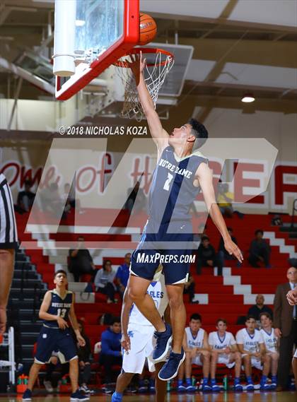 Thumbnail 2 in Santa Margarita vs. Notre Dame (SO) (Ryse Williams Pac Shores Tournament) photogallery.