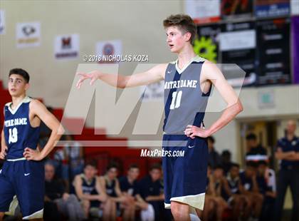 Thumbnail 2 in Santa Margarita vs. Notre Dame (SO) (Ryse Williams Pac Shores Tournament) photogallery.