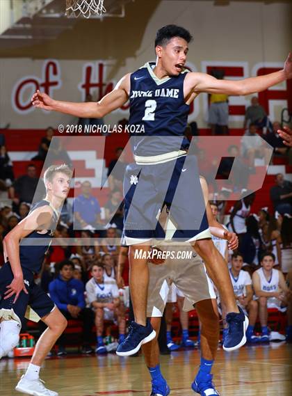 Thumbnail 2 in Santa Margarita vs. Notre Dame (SO) (Ryse Williams Pac Shores Tournament) photogallery.
