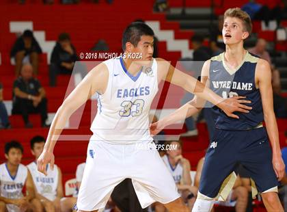 Thumbnail 1 in Santa Margarita vs. Notre Dame (SO) (Ryse Williams Pac Shores Tournament) photogallery.