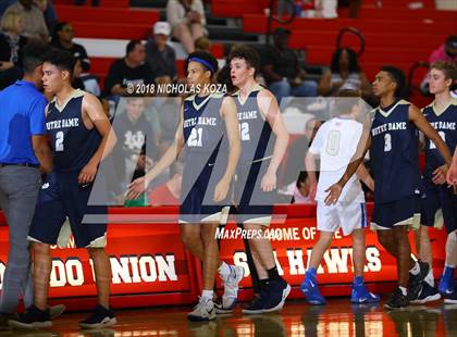 Thumbnail 1 in Santa Margarita vs. Notre Dame (SO) (Ryse Williams Pac Shores Tournament) photogallery.
