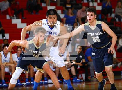 Thumbnail 3 in Santa Margarita vs. Notre Dame (SO) (Ryse Williams Pac Shores Tournament) photogallery.