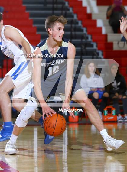 Thumbnail 1 in Santa Margarita vs. Notre Dame (SO) (Ryse Williams Pac Shores Tournament) photogallery.