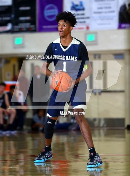 Thumbnail 3 in Santa Margarita vs. Notre Dame (SO) (Ryse Williams Pac Shores Tournament) photogallery.