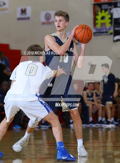 Thumbnail 3 in Santa Margarita vs. Notre Dame (SO) (Ryse Williams Pac Shores Tournament) photogallery.