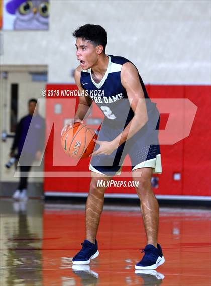 Thumbnail 1 in Santa Margarita vs. Notre Dame (SO) (Ryse Williams Pac Shores Tournament) photogallery.