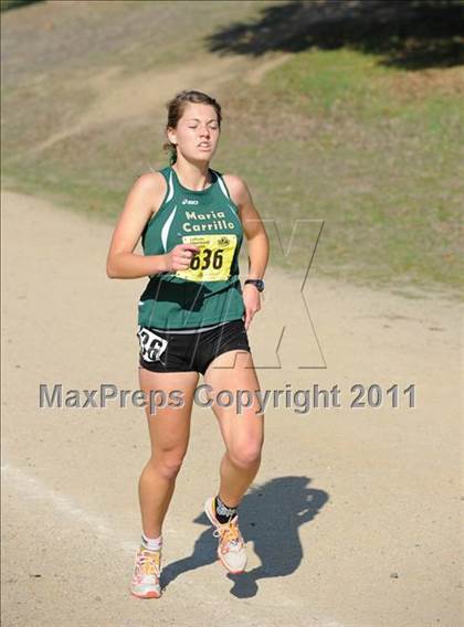 Thumbnail 2 in CIF State Cross Country Championships (Girls Division II) photogallery.