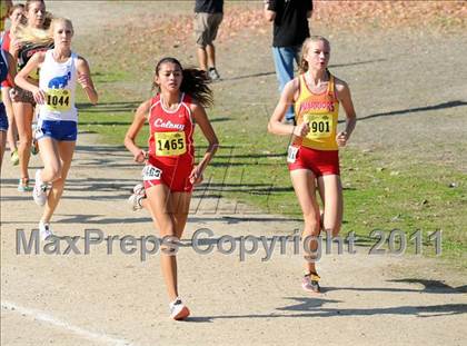 Thumbnail 3 in CIF State Cross Country Championships (Girls Division II) photogallery.