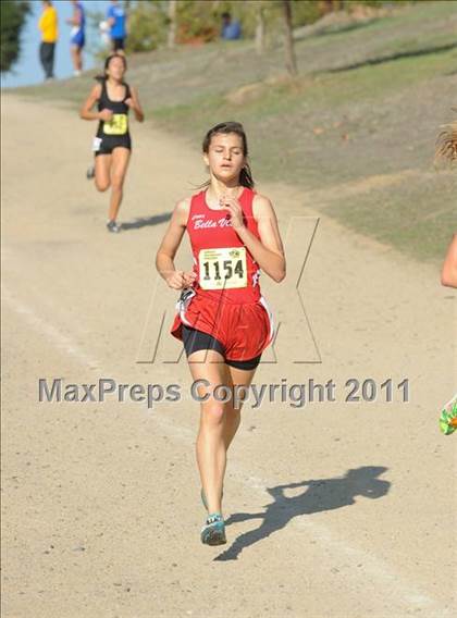 Thumbnail 3 in CIF State Cross Country Championships (Girls Division II) photogallery.