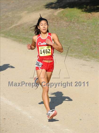 Thumbnail 3 in CIF State Cross Country Championships (Girls Division II) photogallery.