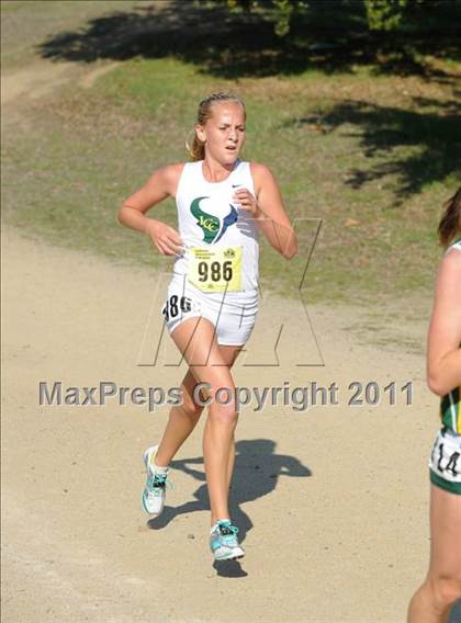 Thumbnail 2 in CIF State Cross Country Championships (Girls Division II) photogallery.