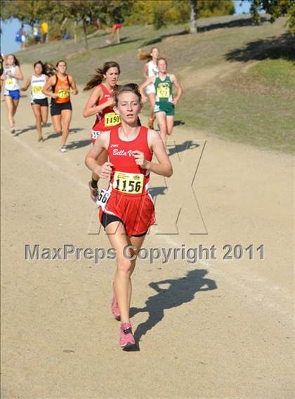 Thumbnail 1 in CIF State Cross Country Championships (Girls Division II) photogallery.