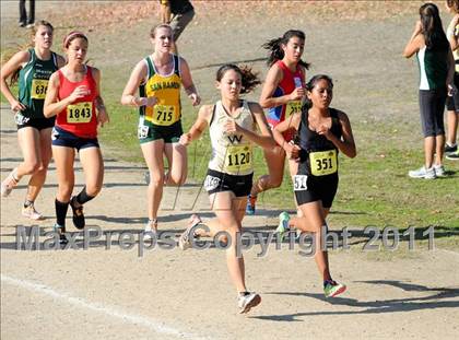 Thumbnail 2 in CIF State Cross Country Championships (Girls Division II) photogallery.