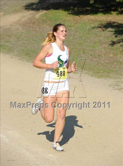 Thumbnail 1 in CIF State Cross Country Championships (Girls Division II) photogallery.