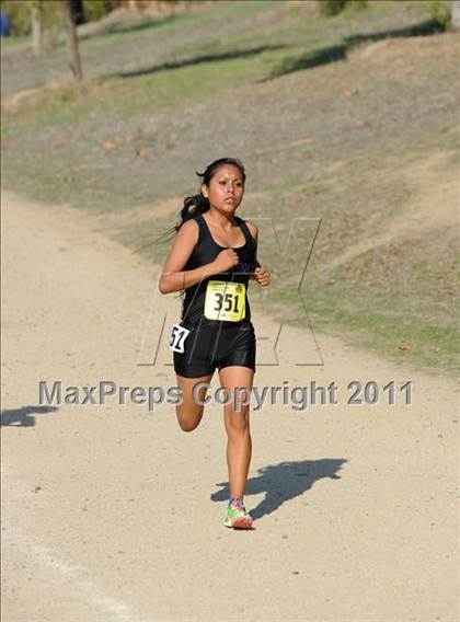 Thumbnail 1 in CIF State Cross Country Championships (Girls Division II) photogallery.