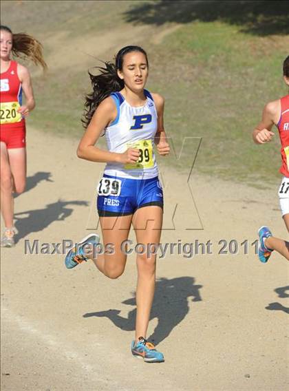 Thumbnail 1 in CIF State Cross Country Championships (Girls Division II) photogallery.