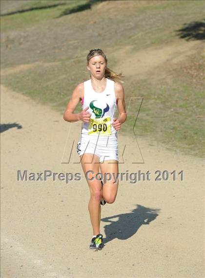 Thumbnail 2 in CIF State Cross Country Championships (Girls Division II) photogallery.