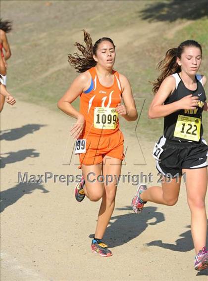 Thumbnail 2 in CIF State Cross Country Championships (Girls Division II) photogallery.