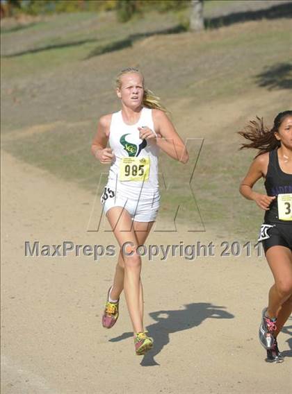 Thumbnail 2 in CIF State Cross Country Championships (Girls Division II) photogallery.