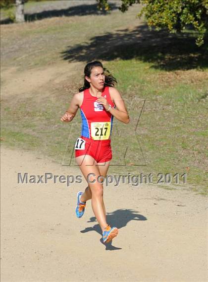 Thumbnail 1 in CIF State Cross Country Championships (Girls Division II) photogallery.