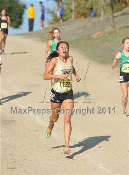 Thumbnail 3 in CIF State Cross Country Championships (Girls Division II) photogallery.